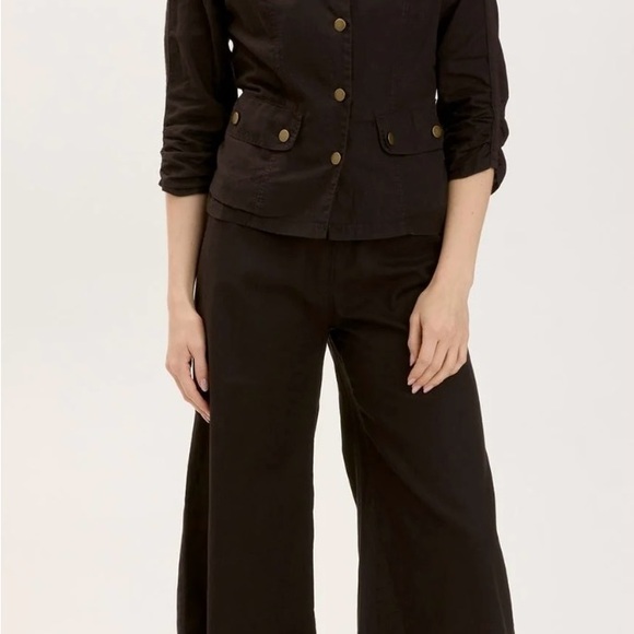 NWT! Black linen Jacket - Picture 4 of 6